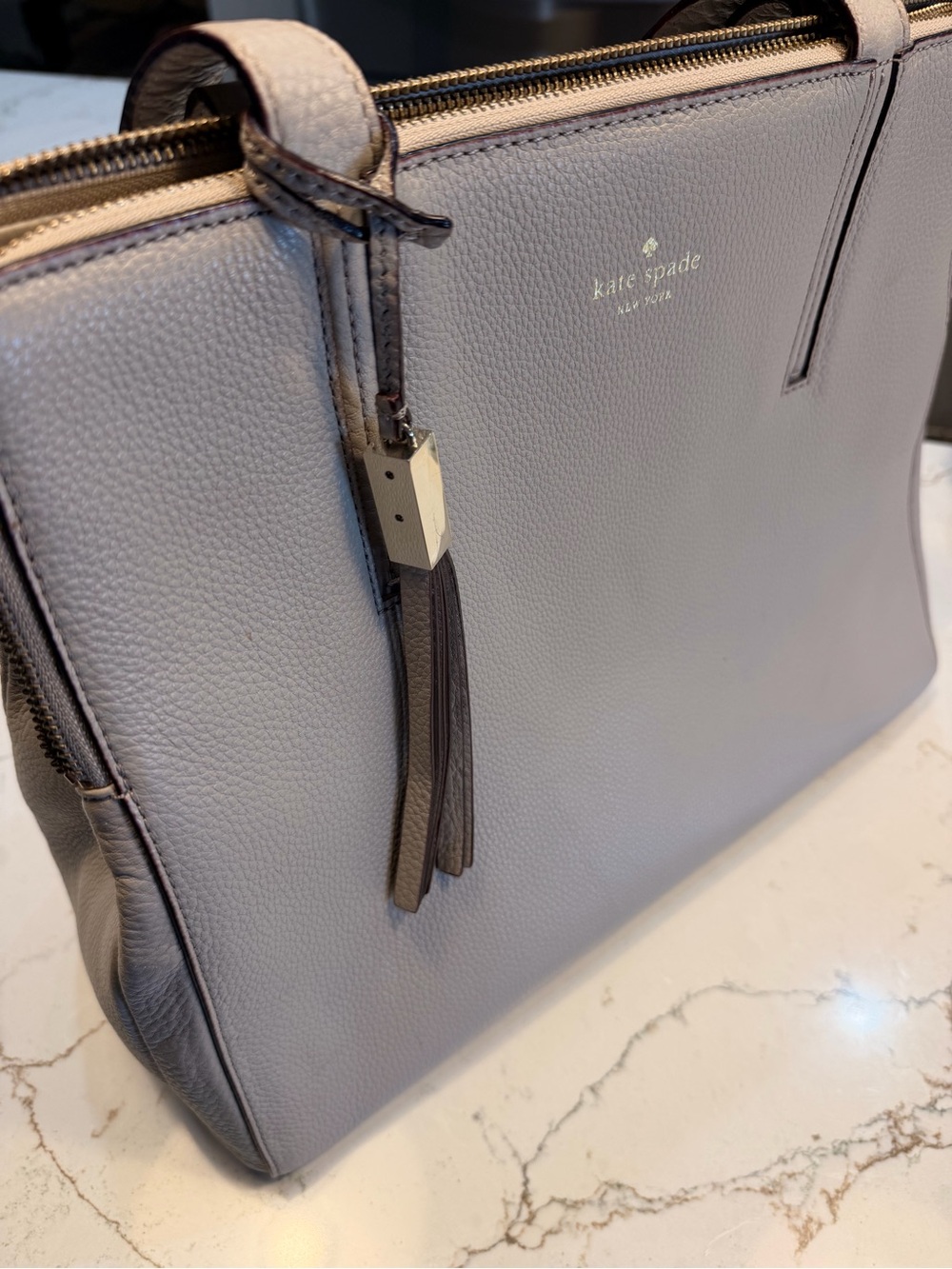 Kate spade medium grey bag
